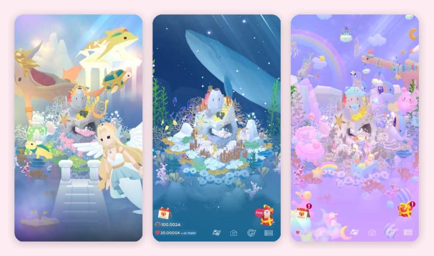 アビスリウムのゲーム画面(App Storeのスクリーンショット)
