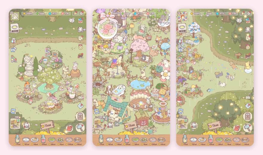 猫とスープのゲーム画面(App Storeのスクリーンショット)